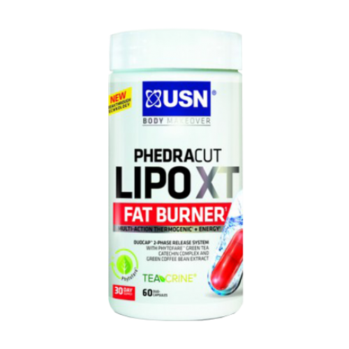 USN, Phedra Cut Lipo XT, Fat Burner, 60 kps